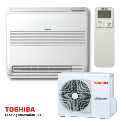 Инверторен климатик TOSHIBA Bi-flow RAS-B10J2FVG-E1/RAS-10J2AVSG-E - подов тип