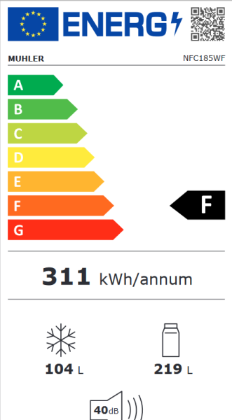 Хладилник Muhler NFC185WE