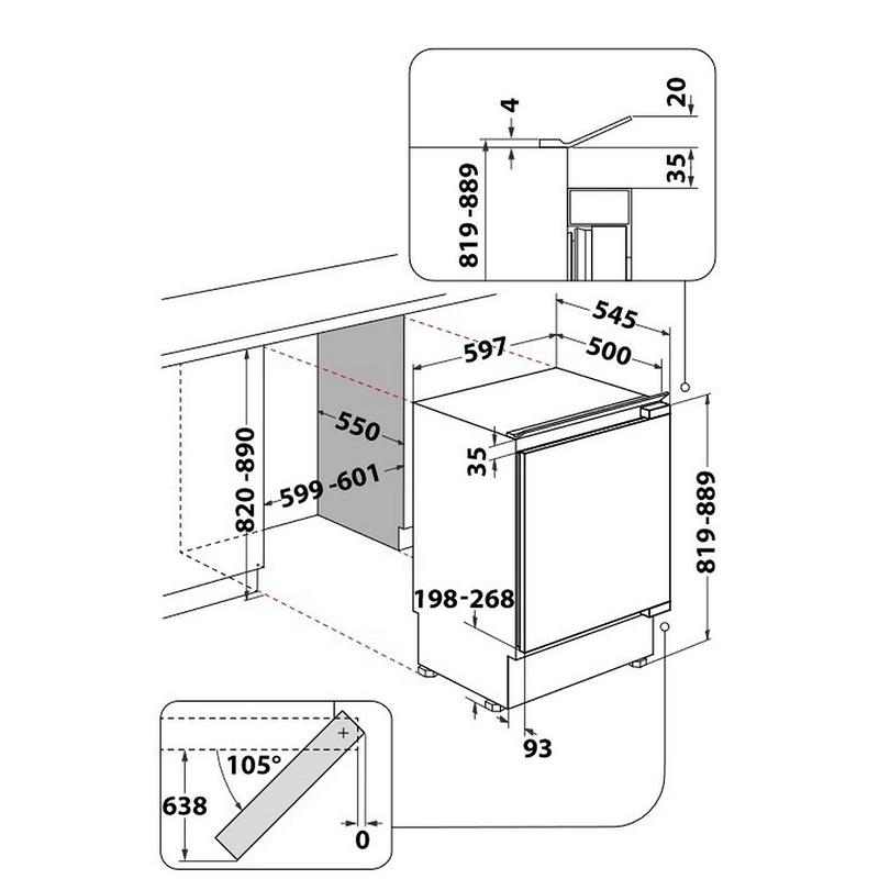 Фризер за вграждане WHIRLPOOL WBUFZ011 - Image 5