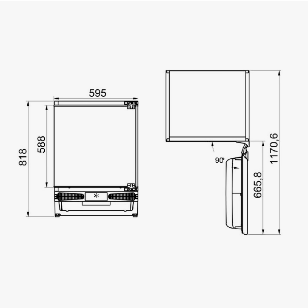 Хладилник за вграждане VOX IKS 1600 E - Image 4